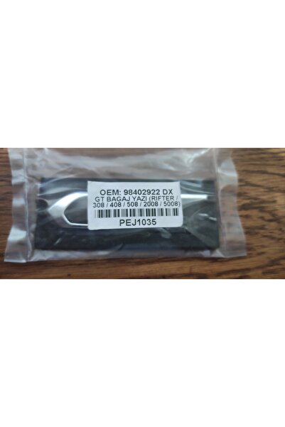 OEM 5008 GT BAGAJ YAZISI 5008 GT YAZISI PEUGEOT GT YAZISI 5008 PEUGEOT LOGO 5...