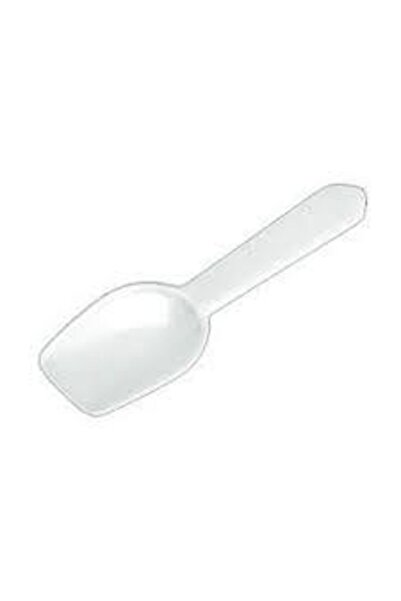Barplast Panda Ice Cream Spoon Pk:500 Pieces White