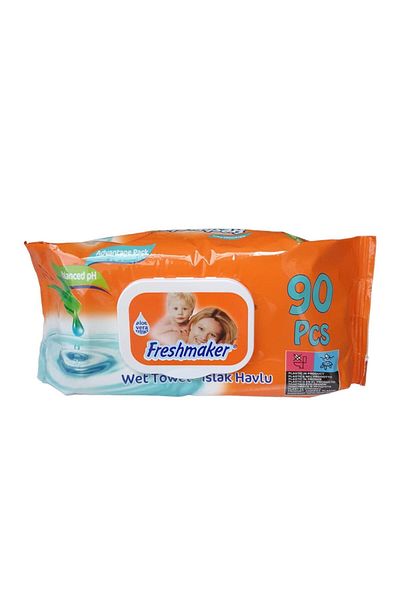 Freshmaker 24 Pack Advantage Pack of 90 Baby Wet Towels