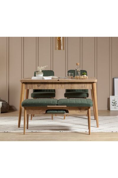 REYSA MOBİLYA Sembol Mini Mutfak Masa Takımı Atlantik Yeşil