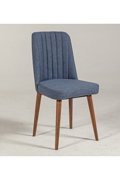 REYSA MOBİLYA Sembol Sandalye Ceviz Lacivert
