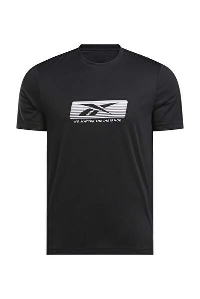 Reebok ΑΝΕΧΕΙ ΣΗΜΑΣΙΑ ΤΟ DIST GFX TE Siyah Erkek Kısa Kol T-shirt