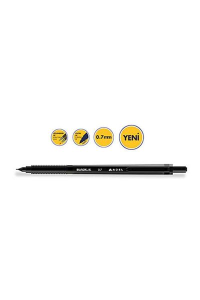 Adel Blackline Metal Pen 0.7mm Black (1 Piece)