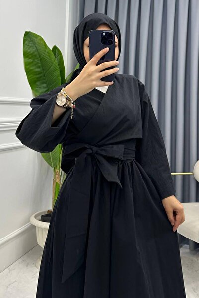 miqa butik Black Double-breasted Skirt Set