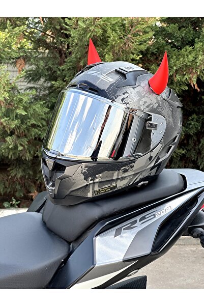 Butik Motor & Motosiklet Şeytan Boynuzu Kask Dış Aksesuar