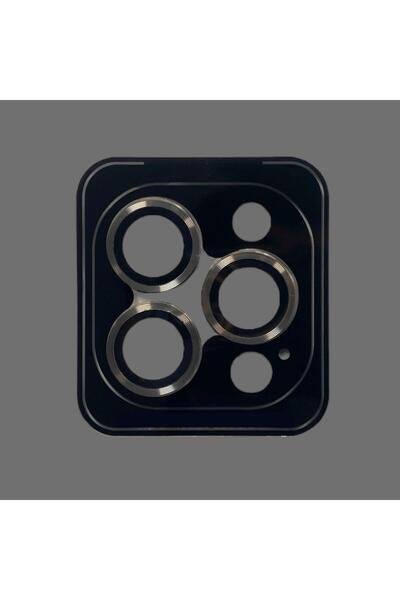 Turkuaz İPHONE 15 PRO/15 PRO MAX UYUMLU KAMERA KORUYUCU LENS MERCEK ÇERÇEVELİ...