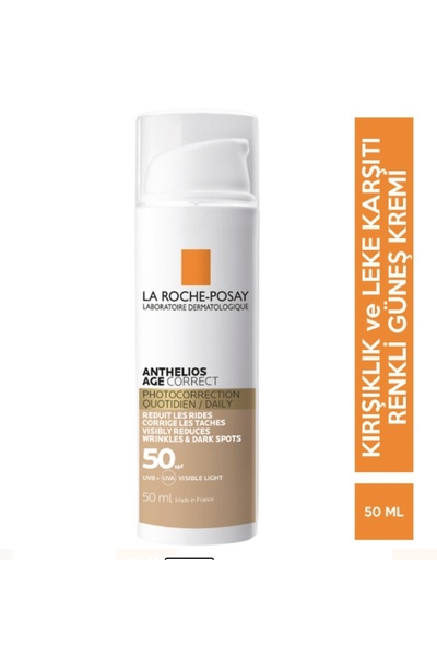 La Roche Posay Anti?-wri?nkle And Anti?-blemi?sh Ti?nted Sunscreen Antheli?os...