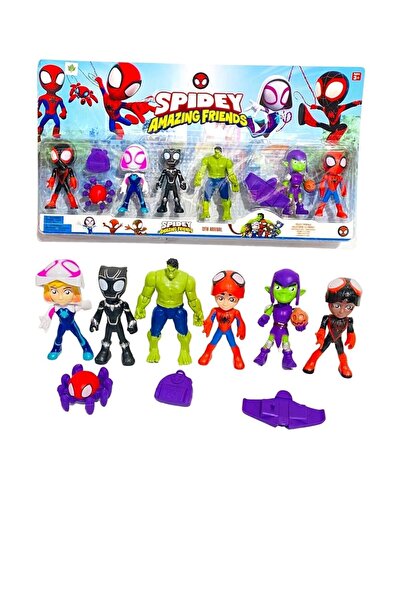 Ailenizin Oyuncakçısı Spidey Amazing Friends Yeni Seri Figür Oyuncak 6lı Set ...