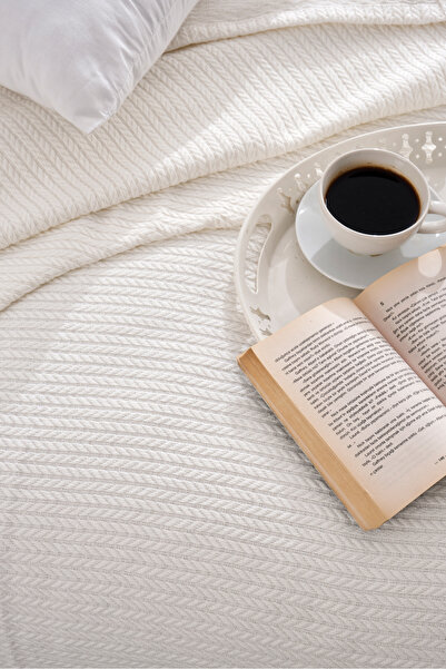 Durul Örme Çift Kişilik Pike - Yatak Örtüsü - 200 X 230 Cm - %100 Pamuk