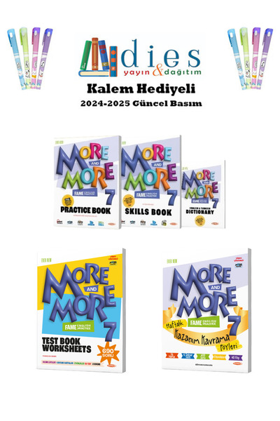Fenomen Yayıncılık More & More 7. Sınıf Practice Book (4'lü SET) + Test Book ...