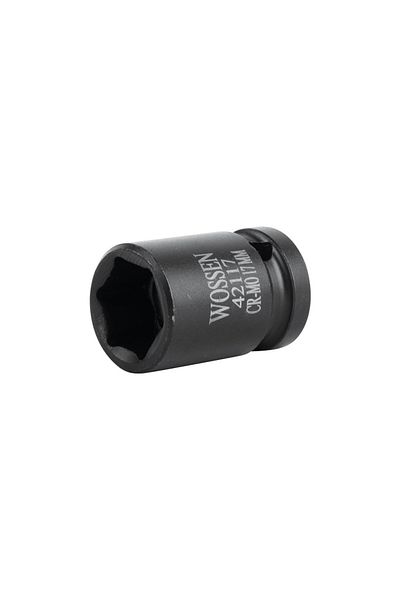 Wossen 24mm Black Short Socket - 1/2 6 Corner