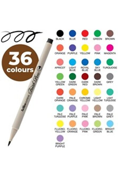 artline Supreme Brush Uçlu Kalem Koyu Kirmizi