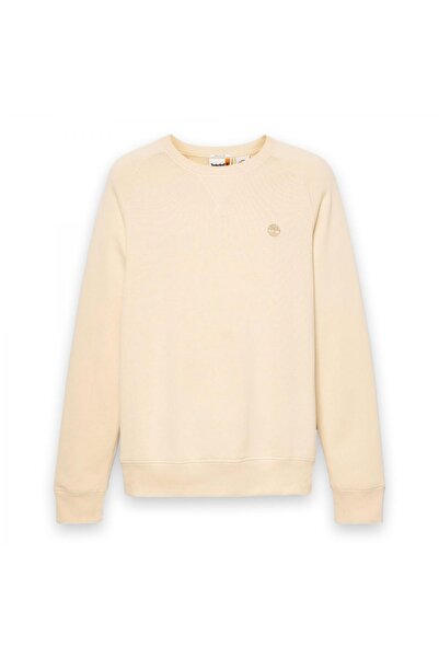 Timberland Tb0A2Bnk Ls Exeter River Basic Brushed Krem Erkek Sweatshirt
