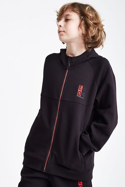 Lescon Детски суитшърт с качулка и цип - 24N-3121