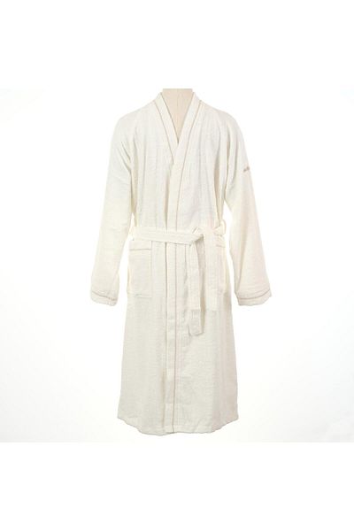 Marie Claire Ανδρικό μπουρνούζι Spencer Bamboo - Mc 063665   Λευκό (M-L)
