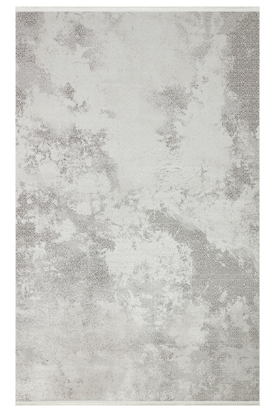 Eko Halı DOGANLAR ANTIQ  SATEENN 108 DARK GREY  YIKANABİLİR KAYMAZ TABANLI HA...