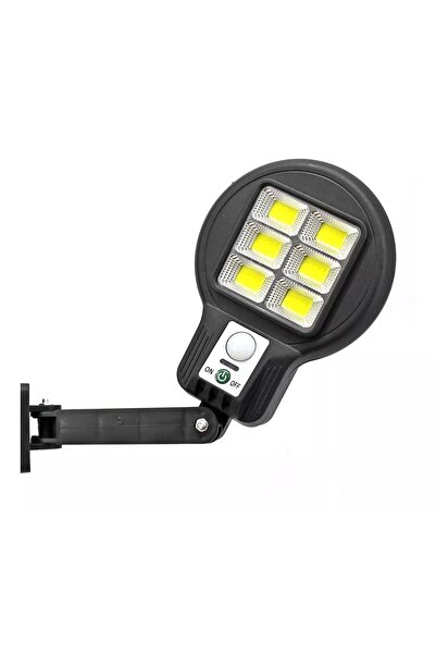 gaman Solar Güneş Enerjili Sensörlü Mini Duvar Lambası 48 Led Aydınlatma Bahç...