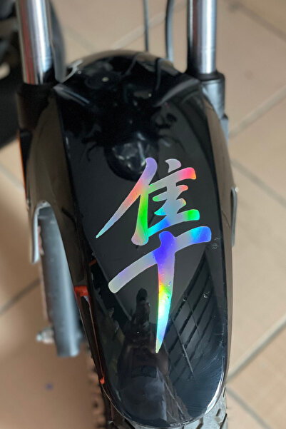 Banxtre Motor-Araba-Kask için Hologramlı Renk Değiştiren Hayabusa Japonca Yaz...