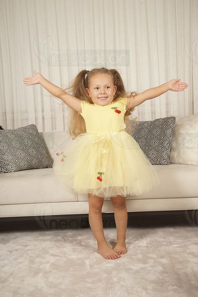 neocotton Rochie căptușită din tul elastic și cireș