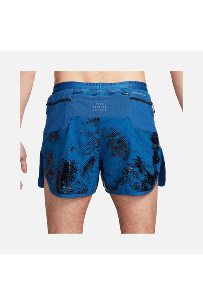 Nike Run Division Dri-Fit ADV 10cm (approx.) Brief-Lined Running Erkek  astarlı mavi koşu  Şort fn3377