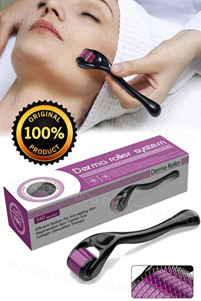 Munico 540 Mikro İğne Derma Rulo: Titanyum Kaplama ile Kırışıklık Azaltma ve ...