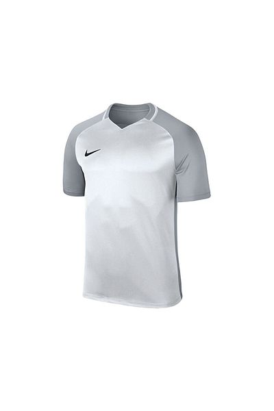 Nike Tricou alb de fotbal pentru bărbați - M Dry Trophy III Jsy SS 881483-100