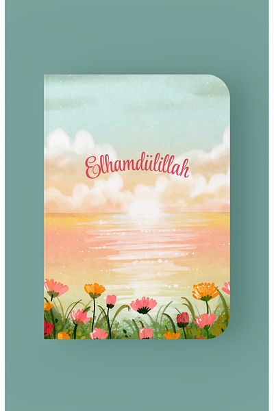 Dava Adamı Yayınları الحمد لله A5 دفتر ملاحظات مبطن
