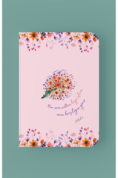Dava Adamı Yayınları Kim Zerre Quantity - No if It Works He Sees His Counter A5 Lined Notebook