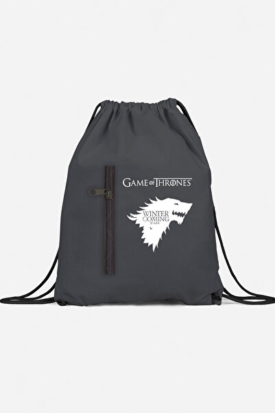 herotasarım حقيبة ظهر رياضية من جيم أوف ثرونز مع جيب bll4714