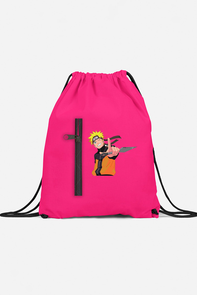 herotasarım حقيبة ظهر رياضية ناروتو مع جيب bll4418