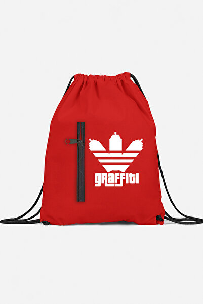 herotasarım Rucsac sport Graffiti cu buzunare bll4701