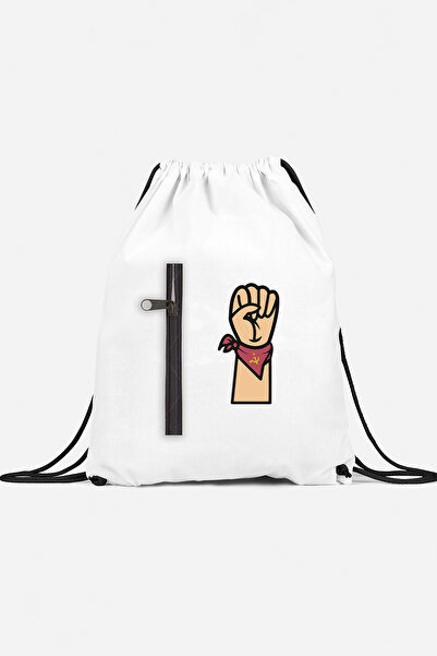 herotasarım حقيبة ظهر رياضية بجيب المنجل والمطرقة bll4537