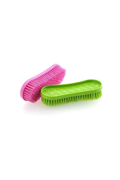 MG HOME 2 Pcs Thick Tip Plastic Carpet Washing and Cleaning Brush