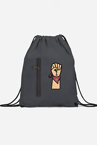 herotasarım حقيبة ظهر رياضية بجيب المنجل والمطرقة bll4537