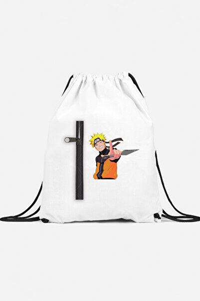 herotasarım حقيبة ظهر رياضية ناروتو مع جيب bll4418
