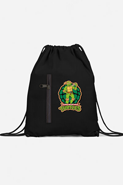 herotasarım حقيبة ظهر رياضية للسلاحف النينجا مع جيب bll4442