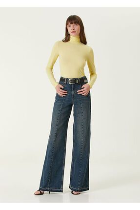 ISABEL MARANT Noldy Mavi Wide Leg Jean Pantolon Beden 36 Fiyat Yorumlar Trendyol