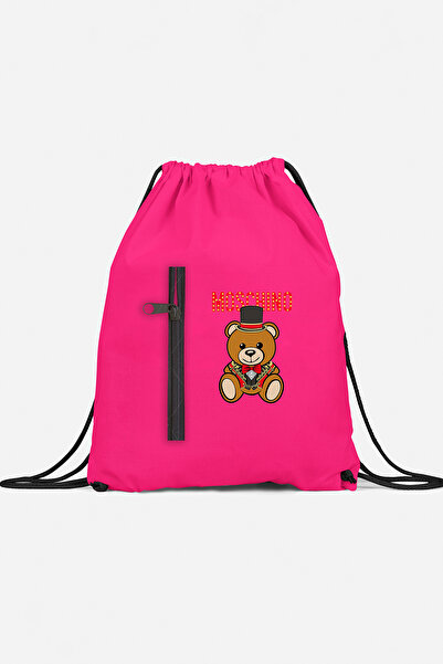 herotasarım Rucsac sport cu buzunar pentru ursuleț de pluș bll4717