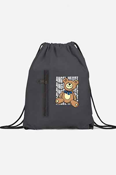 herotasarım حقيبة ظهر رياضية بجيب على شكل قلب من Angel bll4737