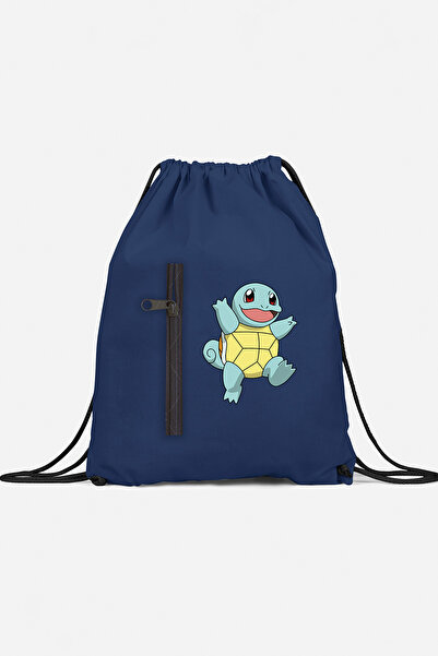 herotasarım حقيبة ظهر رياضية بوكيمون سكويرتل مع جيوب bll4615