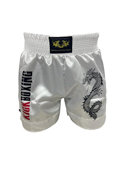 REMEGE Kickboks Şortu Silikon Dişlik ve 3,5 Metre Bandaj Kick Boks Üçlü Set