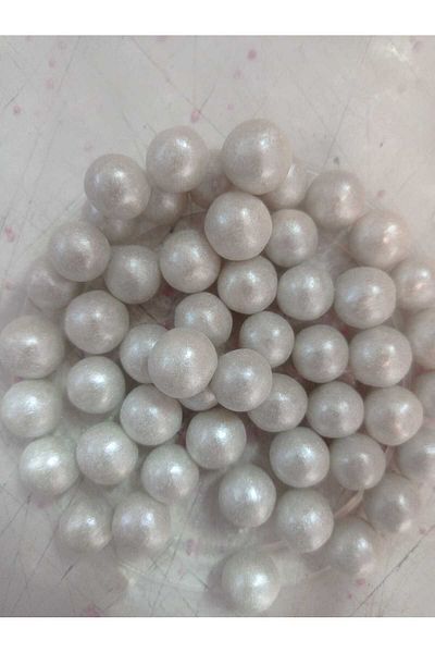 hediyehobihersey Mother of Pearl Cake Decoration 10 mm 100 Gr Dragee Sugar