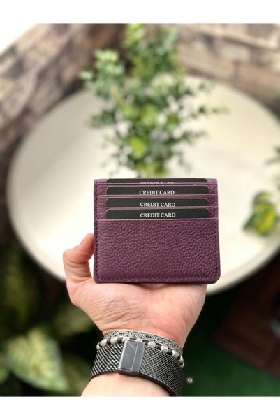 claw leather حامل بطاقات من الجلد الطبيعي من أوتو