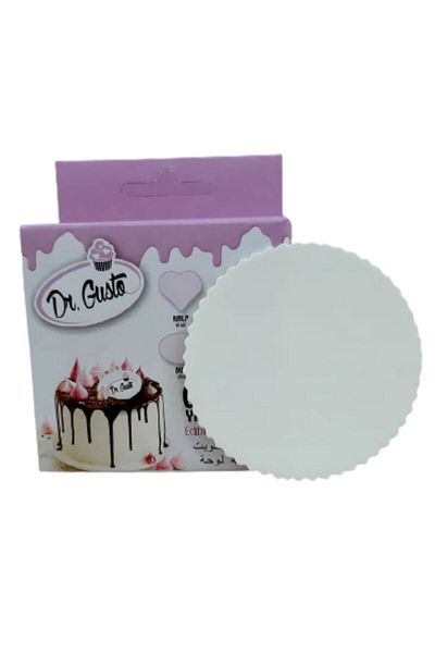 Dr. Gusto Dr Gusto Edible White Round Wafer Writing Plate