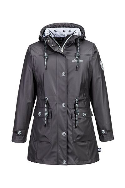 SCHIETWETTER Regenjacke Parka mit verschweißten Nähten, modisch und modisch