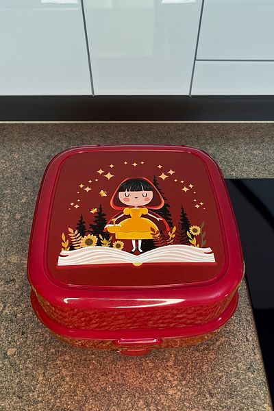 Bilmem Ne Alsam Lunch Box with Compartments, Kids Breakfast Storage Container