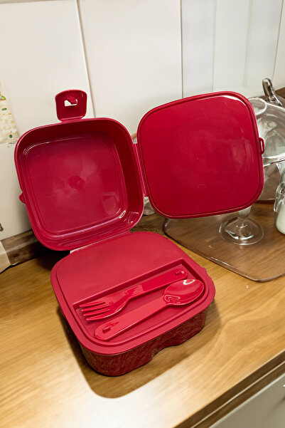 Bilmem Ne Alsam صندوق غداء مقسم، حاوية تخزين الإفطار للأطفال