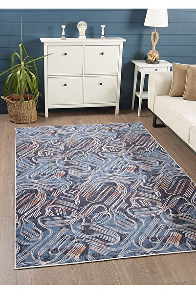 venucci home & living Simurg Yumuşak Kaymaz Taban Post Peluş Shaggy Salon Otu...