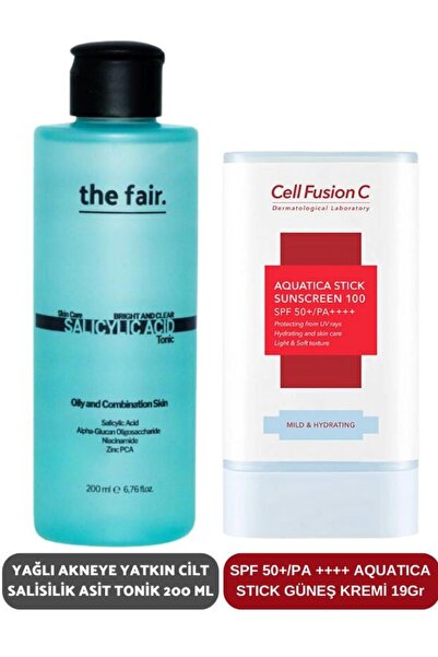 the fair. Yağlı Akneye Yatkın Cilt Salisilik Asit Tonik 200 ml ve Spf 50 /pa ...