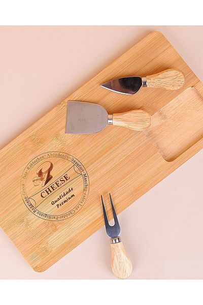 BALSA 4 Piece Cheese Cutting and Presentation Board Set - Water Resistant